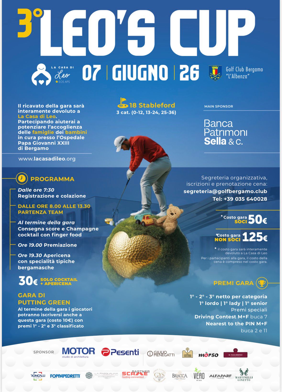 Torna Leo's Cup al Golf Club Bergamo