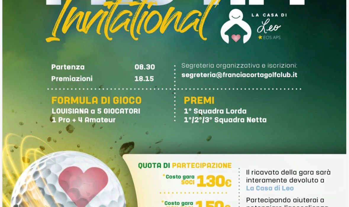 Golf Franciacorta 25 giugno 2026 per La Casa di Leo